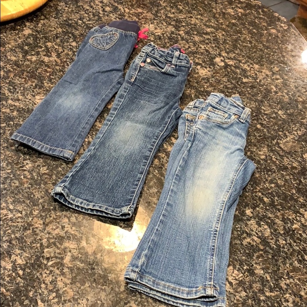 Girls Jeans - 3 pair